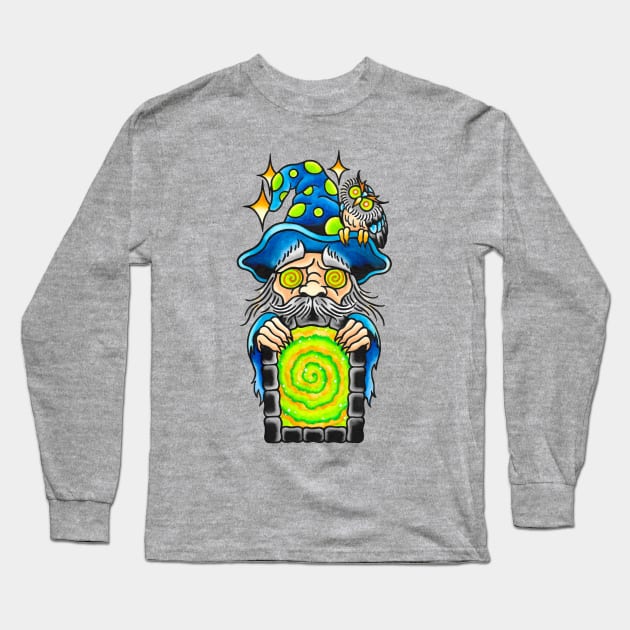 Weird Wizard Long Sleeve T-Shirt by Jake B